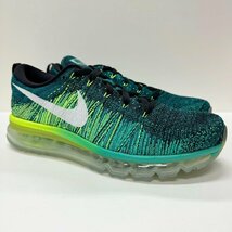 28cm NIKE FLYKNIT MAX 620469-013 ナイキ フライニット マックス グリーンライトグリーン メンズ スニーカー EP H84161_画像1