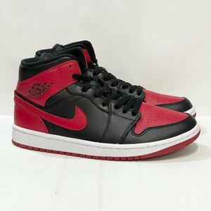 26cm AIR JORDAN 1 AJ1 MID 554724-074 エア ジョーダン 1 ミッド ブレッド メンズ スニーカー JI H101165