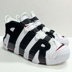 27cm NIKE AIR MORE UPTEMPO 414962-105 ナイキ エアモアアップテンポ ホワイトブラックレッド メンズ スニーカー HT H99119