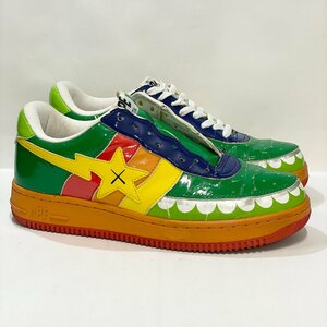 27cm BAPESTA X KAWS 2006FS-029 ベイプスタ X カウズ レインボー メンズ スニーカー WX H97464