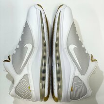 28.5cm NIKE AIR MAX LEBRON 7 LOW 412230-100 ナイキ エアマックス レブロン 7 ホワイト グレー メンズ スニーカー AH H102152_画像4