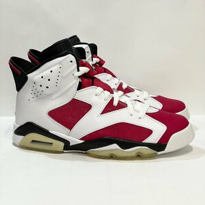 26cm AIR JORDAN 6 RETRO CDP 322719-161 エア ジョーダン 6 レトロ CDP カーマイン メンズ スニーカー DQ H102341