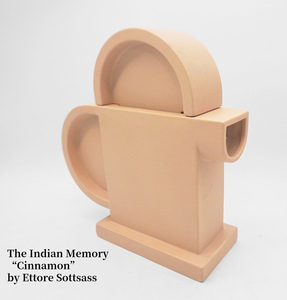 ＜Sottsass Collection＞訳あり60%OFF！1978 Indian Memories TEA POT＿Cinnamon＿エットーレ・ソットサス 