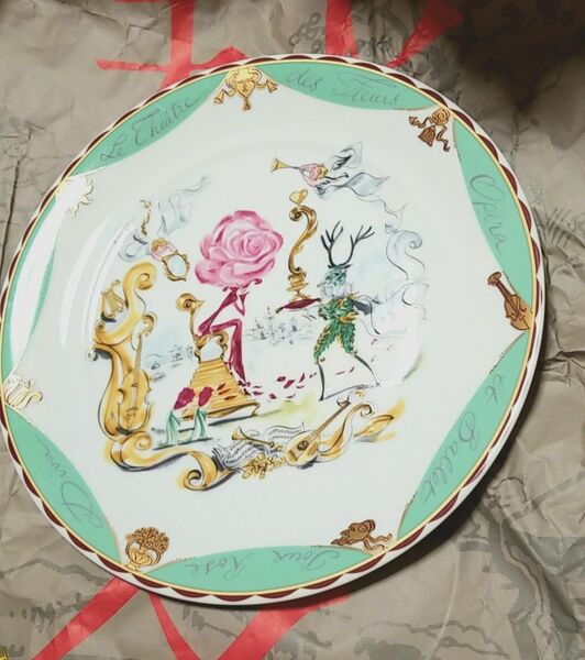 SHISEIDO 花椿 大皿 飾り皿 プレート ファンタジー