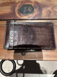 ベルルッティ BERLUTI コアマキシ KOA MAXI コインケース カードケース カリグラフィ 財布 新品未使用 レザー ブラウン フラグメントケース