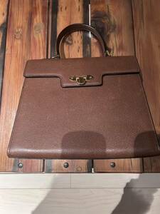 ヴァレンティノ ガラヴァーニ*vintage*レザーハンドバッグ*ワンハンドル*鞄*ブラウン*VALENTINO GARAVANI 美品 FURLA フルラ トートバッグ 