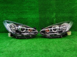 美品!! DE デミオ DE5FS DEJFS DE3FS HID キセノン プロジェクター ヘッドライト 左右 P6515 検索) 車高調 マフラー バンパー オートエクゼ