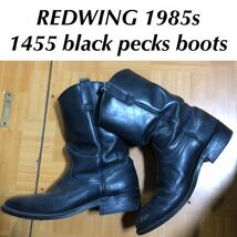 red wing 1455 ペコスブーツ ヴィンテージ レッドウイング 50s 80s リーバイス 501xx wesco クリンチ チペワ ラングリッツ ハーレー buco _画像1