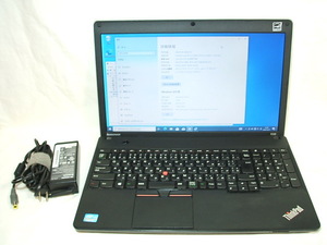 SSD高速起動 Lenovo ThinkPad Edge E530 6272-87J Windows10認証済み SSD128G HDMI USB3.0 動作品 一応ジャンク 即決