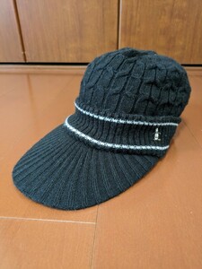 ゴルフ スポーツ マンシングウェア ニット帽 ゴルフウェア 暖かい 冬仕様 フリーサイズ