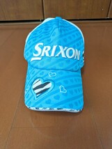 【美品】ゴルフ スポーツ SRIXON Z-STAR 帽子 ゴルフキャップ ハート ゴルフウェアフリーサイズ_画像1