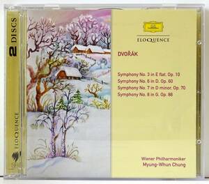 ドヴォルザーク　交響曲第3番　第6番　第7番　第8番　チョン・ミョンフン指揮　ウィーン・フィルハーモニー管弦楽団　2CD