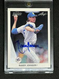 2012 Leaf Memories buyback autographs Randy Johnson auto
