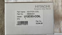 HITACHI　日立　U12C03-COIL　イグニッションコイル　ランサーエボリューション7　ランエボ7　CT9A　新品1本　②　_画像3