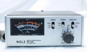 WELZ　SP-15M　1.8-150MHz　SWR＆パワー計　HF／50M／144MHz