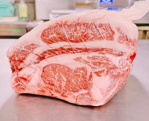 【同梱可能】1円スタート　北海道産交雑牛リブロース肉7600g ステーキ　BBQ バーベキュー　ギフト　贈答　お歳暮　業務用　冷凍
