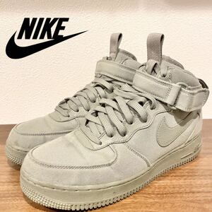 NIKE AIR FORCE 1 MID 07 CANVAS ナイキ エア フォース ワン ミッド キャンバス ダーク スタッコ AH6770-001 メンズ 26cm