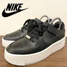 NIKE AIR FORCE1 SAGE LOW ナイキ エア フォース ワン セージ ロー ブラック AR5399-002 レディース ローカットスニーカー 23.5cm_画像1