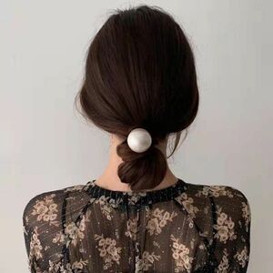 ヘアアクセサリー ヘアクリップ バナナクリップ シュシュ かんざし パールヘアゴム