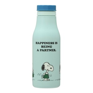 【新品未開封品】STARBUCKS×PEANUTS　ステンレスロゴボトル ブルー 473ml　限定　スターバックス　ピーナッツ　SNOOPY　スヌーピー