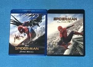 Blu-ray スパイダーマン ホームカミング/ファーフロムホーム 2作セット DVDはおまけ