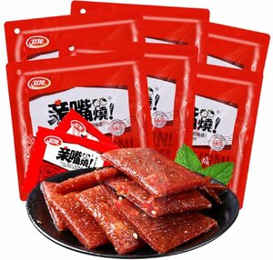 ラーティアオ 衛龍 親嘴焼 辣片 紅焼牛肉味 90g おつまみ 大人気 辛口