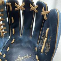 Rawlings ローリングス 軟式グローブ GR3HTCN55W HYPER TECH ハイパーテック グラブ ネイビー×サックス 11.75インチ 即使用対応モデル_画像7