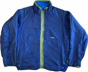 USA製 91年製 パタゴニア Patagonia ディープウォーターxサファイア グリセードカーディガン 29300 リバーシブル 90s パタゴニア　Mサイズ