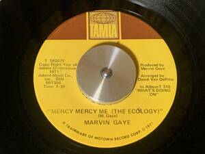 MARVIN GAYE ♪MERCY MERCY ME 7インチ 45