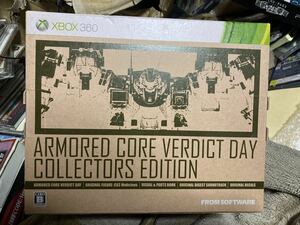 XBOX360 ARMORED CORE VERDICT DAY コレクターズエディション アーマードコア 即売く　特典未使用