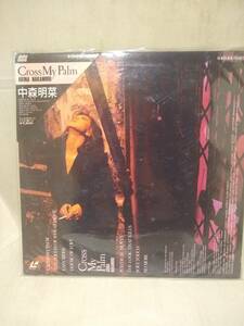 L9721　LD・レーザーディスク　中森明菜 CROSS MY PALM