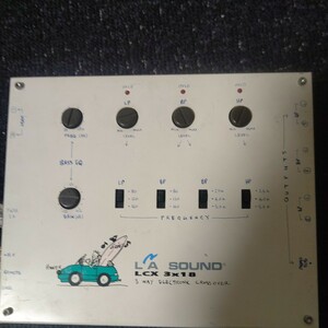 LA SOUND　LCX　３×１８　３way electronic crossover エレクトロニック　ディバイダー　アクティブ　クロスオーバー　ジャンク扱い