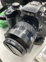 1円スタート　MINOLTA ミノルタ α 507si ／MINOLTA AF 28-80mm　／MINOLTA VC-507/600 バッテリー グリップ　ミノルタケース付き_画像2