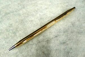 X723 クロス スクリュー式ボールペン 14KT GOLD FILLED 筆記体ロゴ ピンクゴールド クラシックセンチュリー/60