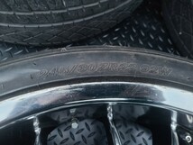 ホイール 22インチ 5H 5穴 PCD114.3/120(？) 8.5j ET38 +38 タイヤホイールセット 245/30R22 外径706mm_画像10