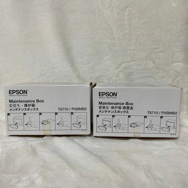 【２個セット】EPSON メンテナンスボックス　T6710/PXBMB2