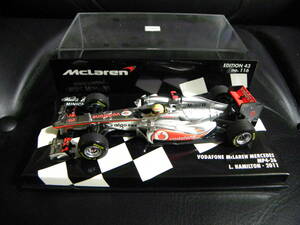 1/43VODAFONE McLARENボーダフォンマクラーレンメルセデスMERCEDES MP4-26ルイスハミルトンL.HAMILTON2011ミニチャンプスMINICHAMPS