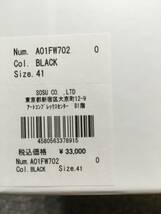 Maison MIHARA YASUHIRO スニーカー 靴 ミハラヤスヒロ ローカット PETERSON ブラック 41 A01FW702_画像8
