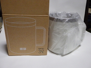 【未使用】ユニクロ 39周年感謝祭 ステンレスマグカップ　№15ホットミルク