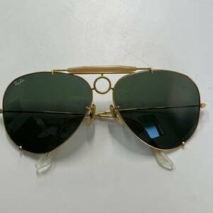 【TN1204】レイバン Ray Ban サングラス ティアドロップ RayBan ビンテージ ゴールドカラー メガネ ブランド ドライブ アウトドア グラサン