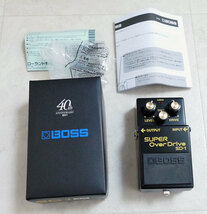 BOSS SD-1-4A SUPER OverDrive 40th Anniversary ボス★美品_画像2