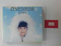 万1 10406 miwa/ONENESS ［CD+DVD］三方背ケース仕様 ※三方背ケース裏に汚れあり_画像1