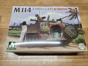 TAKOM 1/35 アメリカ陸軍 M114 装甲偵察車 初期・後期型 インテリア付 2 in 1