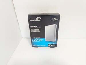 未開封 未使用 Seagate HDD FreeAgent GoFlex 500GB ポータブル ハードディスク USB 2.0 Plug-and-play