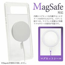 Google Pixel 6用 MagSafe対応 耐衝撃クリアケースおしゃれ スマホカバー マグネット マグセーフ_画像2