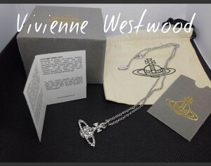 Vivienne Westwoodヴィヴィアンウェストウッドシルバーネックレスエレガントオーブ新品並行輸入
