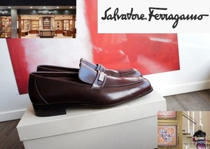 Salvatore Ferragamo/サルヴァトーレフェラガモ/レザーローファーシューズ//24.5㎝ぐらいの方に/6EE