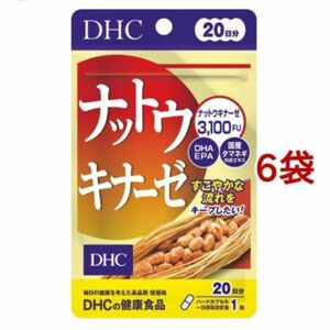 DHC 20日分 ナットウキナーゼ(20粒)×6袋 サプリメント