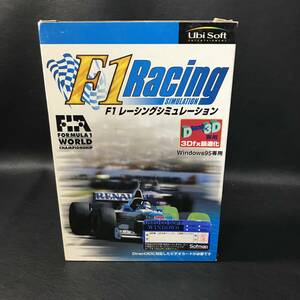 ●ZA38 Ubisoft ユービーアイ F1 レーシングシミュレーション Direct 3D専用 Windows 95専用