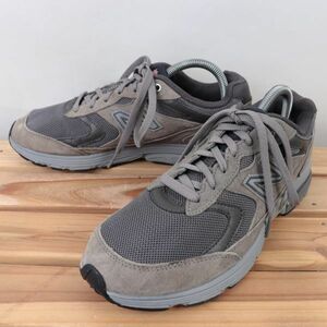 z8584【880】ニューバランス US8 26.0cm/灰 グレー newbalance メンズ スニーカー 中古